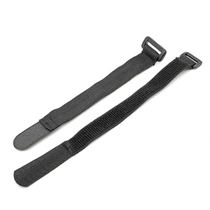 Strong Grip Fasteners Tape Plastic Buckle Tape Custom Size Print logo Adjustable <strong>Hook</strong> <strong>Loop</strong> Cable Tie <strong>Strap</strong> - Product Image 3