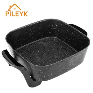 PILEYK 2025温度調整可能な小型電気スキレットパンベークライト付きハンドル省エネ電気洗浄機 - Product Image 3