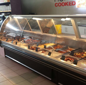 Kính Cong Phục Vụ Trên Tủ Lạnh Hiển Thị/Thịt Nấu Chín Phục Vụ Trên/Phục Vụ Trên Quầy - Product Image 2