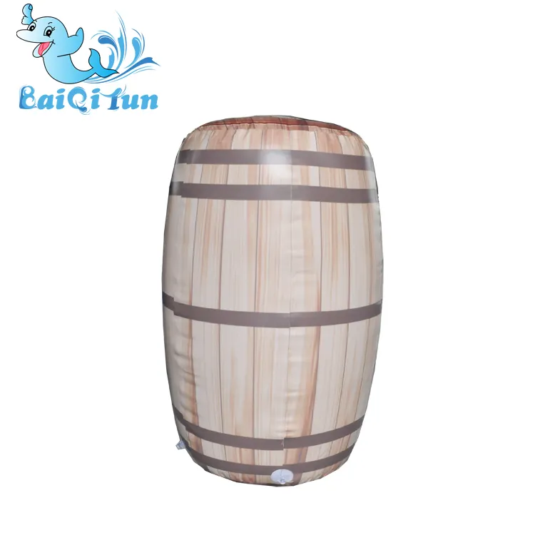 Custom made inflatable treasure barrels, amusement park inflatable PVC treasure barrels