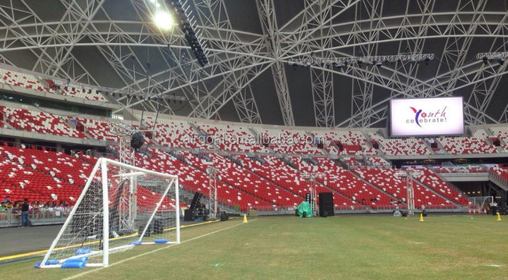 Full Size 24'X8' Football Equipment Used Soccer Goals Sale