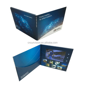 7inch Brochure 7&quot; Video Brochure 7&quot; <strong>Greeting</strong> Card Lcd Video Brochure Folleto De Video Videobroschure Videobrochure