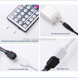 Regolatore del LED RGB 44 Tasti IR Remote Controller RGB DC12V RGB Box di Controllo Per SMD2835 3528 5050 Luce di Striscia del LED - Product Image 4