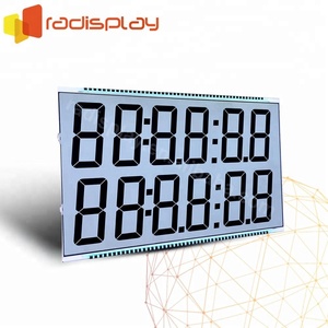 Kunden spezifisches reflektieren des statisches 12-stelliges <span class=keywords><strong>Segment</strong></span>-<span class=keywords><strong>LCD</strong></span>-Display für Kraftstoffsp ender
