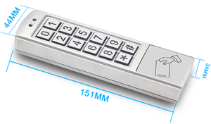 Inercom erişim RFID kart tokatlamak kilidini ve hareket algılama şifre giriş sistemi ile su geçirmez kapı giriş sistemi - Product Image 3