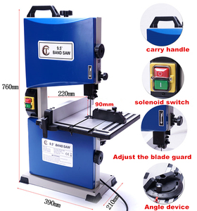 9.5 inç Çok Fonksiyonlu Eğri Şerit Testere Makinası Ahşap Kesme - Product Image 4