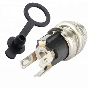 <strong>DC</strong>-025M 5.5 X <strong>2.1mm</strong> <strong>DC</strong> Socket Adaptor PCB Mount Audio <strong>Jack</strong> w Dust-proof Cover - Product Image 2