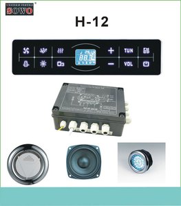Fohu sowo controle de banheira H-12, controlador de banheira com dentes azuis, função múltipla, equipamentos de entretenimento integrados