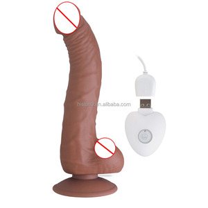 6.8 ''23センチメートルSeducer 20-Function G-<span class=keywords><strong>Dong</strong></span> Silicone USB Curve Flexible Vibrating Realistic Big Dildo With Powerful Suction Cup