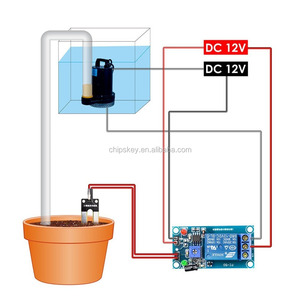 #8045 LM393 indicatore luminoso 1 canale uscita digitale modulo relè sensore di umidità per accessori elettronici Arduinos - Product Image 2