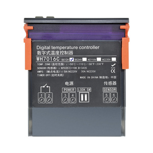 Controlador Digital automático de temperatura, interruptor de Control de termostato WH7016C, 12V