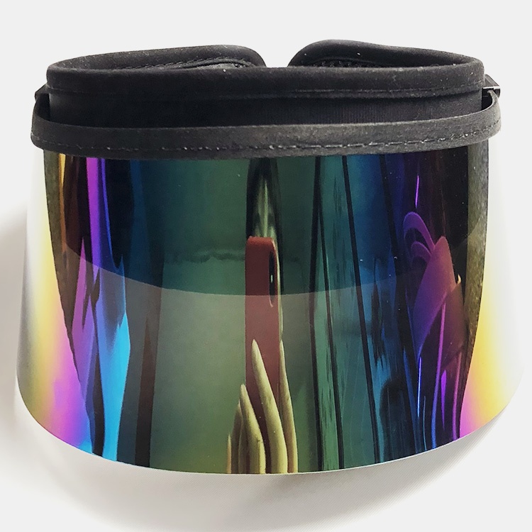 15 Bande courte transparente arc-en-ciel + noire