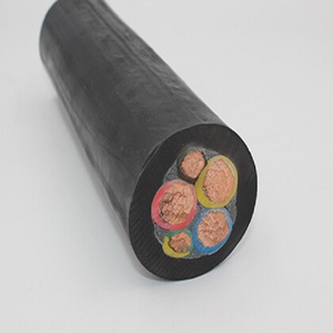 כפול מבודד גומי נדן כבל גמיש Cabtyre קרוואן כבל 16mm 5 ליבת נחושת 35mm2 2/0 גומי ריתוך כבל