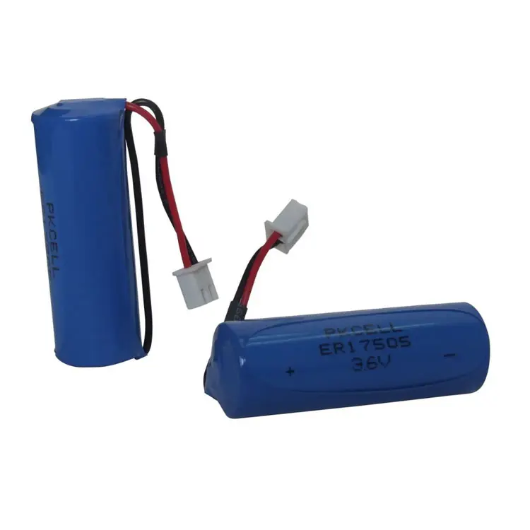 Aangepaste Oem Primaire Lithium Batterij Niet Oplaadbare Batterij 3.6V ER17505 Lithium Batterij Met Draad Connector