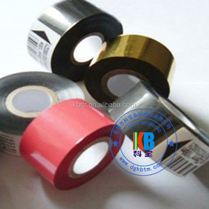 25MM * 100M Máquina de estampado de color negro Cinta de codificación Cinta de impresora térmica de cera de Fecha - Product Image 3