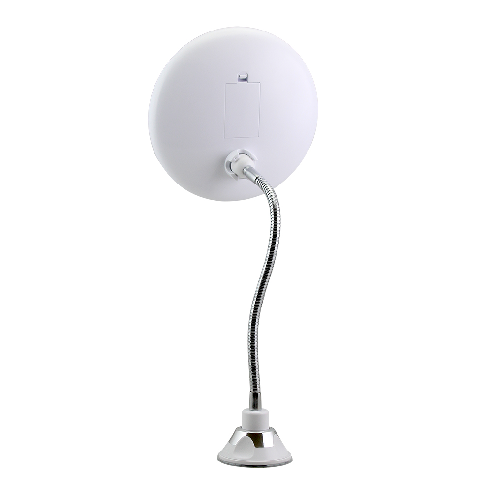 10X放大镜，带鹅颈带灯化妆镜，带吸盘 - Product Image 4
