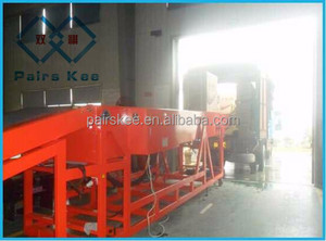 Shuangqi beweglichen lkw laden entladen beweglichen teleskop förderband mit hydraulische hebe system