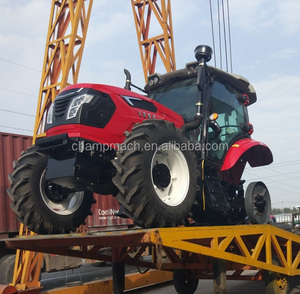 中国廉价大型中国农用拖拉机<span class=keywords><strong>80hp</strong></span> 100hp 120hp 180hp 4WD带AC客舱出售
