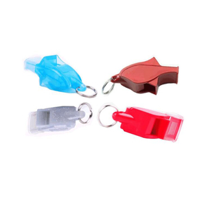 Bestseller Fußball Schiedsrichter Sport Verwenden Sie billige High Pitch bunte Kunststoff Dolphin Whistle zum Verkauf