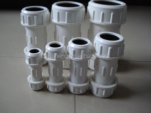 JS Quick Connect 6 Inch PVC Pipe Fittings UPVC Bushing Sight Glass <strong>ASTM</strong> Standard Plastic Quick Connect for <strong>Water</strong> Air Application - Product Image 4