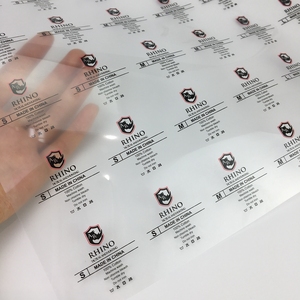 高品质丝网印刷展示定制塑料溶胶热转印贴纸