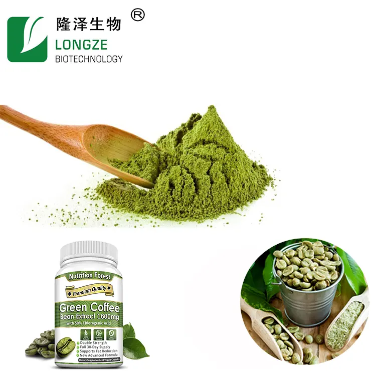 green coffee bean extract powder / green coffee bean extract chlorogenic acid / pure green coffee bean extract powder