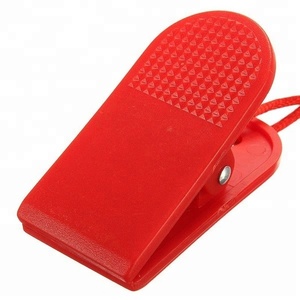 2018 China Factory Running Machine Safety <strong>Key</strong> Treadmill Magnetic Switch <strong>Lock</strong> Fitness Red