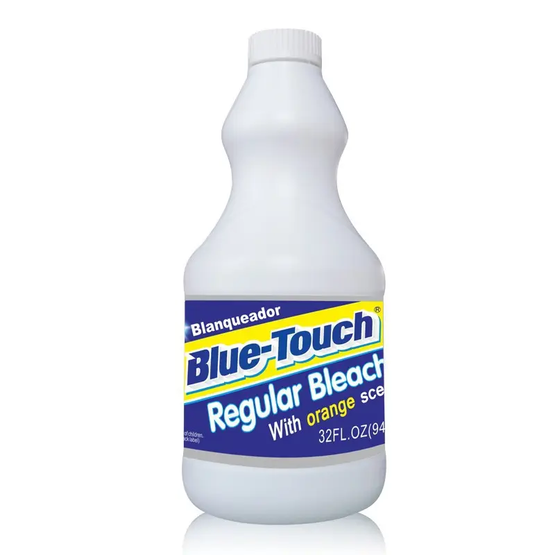 Blanqueador y blanqueador líquido al por mayor, cloro azul, 944ml