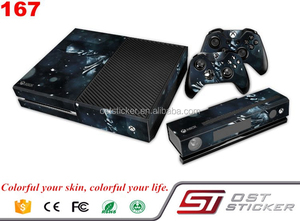 En kaliteli Microsoft XBOX One konsolu ahşap tahıl vinil yapışkan çıkartması 2 kontrolör Skins Sticker - Product Image 6