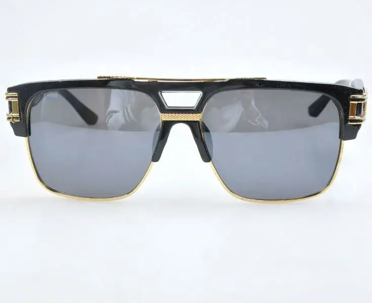 Fabrik uv400 Retro-Farben modische Black Metal Großhandel China Sonnenbrille