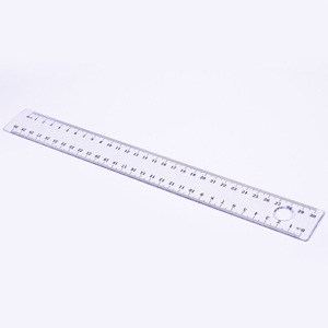 Factory Direct Wholesale clear Plastic <strong>Ruler</strong> 30cm - Product Image 1