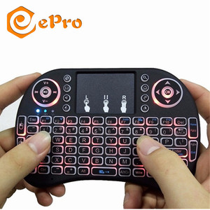 2019 Backlight Gaming <span class=keywords><strong>keyboard</strong></span> i8 PRO Sem Fio Mini 2.4g multitouch Touchpad Backlit Rato Ar Para <span class=keywords><strong>android</strong></span> tv box