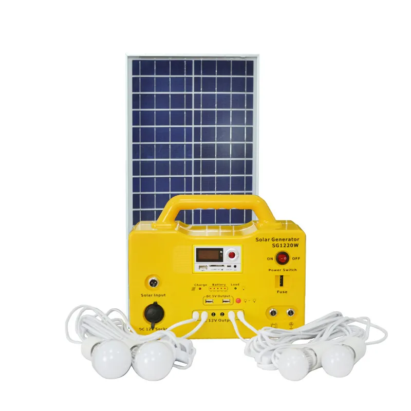 Hot Sales DC Solar Home Light System mit USB-Ladung