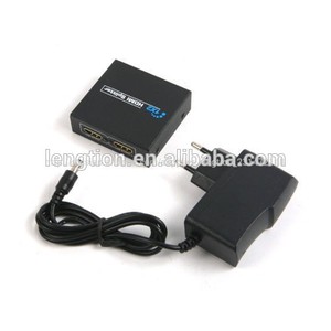 <span class=keywords><strong>Hdmi</strong></span> сплиттер v1.3b один вход на два выходных 1x2 идеально подходит для двух экранов в металлический корпус