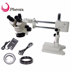 Phenix XTL-165-VT 7X-45X 变焦-立体三环锁定显微镜在双臂繁荣立场中国专业制造商便宜