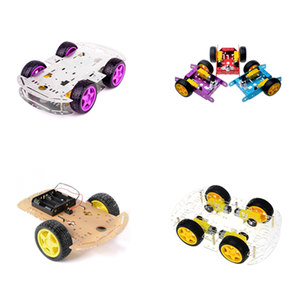 2WD Smart Robot Car Chassis Acryl 250 U/min Motor 12V 120:1 Kunststoff getriebe für DIY Education Robot Smart Car Kit - Product Image 6