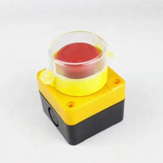 diameter 22mm emergency stop switch protection cover safety cover