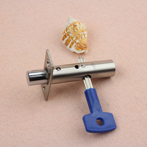 Pipe Tube Well Invisible Door Bolt <strong>Locks</strong> Escape Aisle Access Door Fire Hydrant Easy <strong>Lock</strong> with <strong>Blue</strong> <strong>Keys</strong> - Product Image 2
