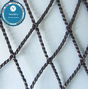Guangzhou fabrika naylon/PE spor topu ağları ve tenis mahkemesi için düğümlü balıkçılık Net çit örgü çelik tel örgü ürün - Product Image 5