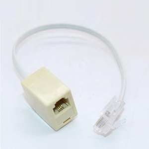 <strong>RJ45</strong> to RJ11 Adapter Cable Ethernet <strong>RJ45</strong> 8P4C Male to Telephone RJ11 6P4C Female Adapter Converter - Product Image 4