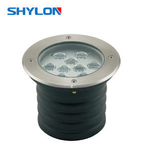 16W IP67ラウンドタイプダイカストアルミニウム屋外LED地下直接メーカーから - Product Image 1
