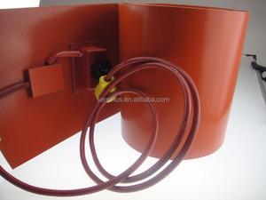 Borracha do silicone aquecedor do tambor do óleo com controlador de temperatura <span class=keywords><strong>digital</strong></span>
