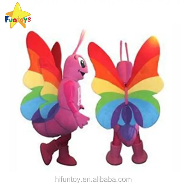 Funtoys CE disfraz de Mascota de Cosplay de mariposa para adulto para fiesta