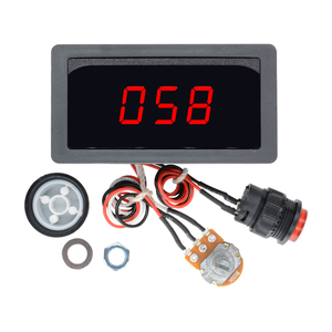 DC 6-30V <strong>12V</strong> 24V Max 8A <strong>Motor</strong> PWM Speed <strong>Controller</strong> With Digital Display and Switch - Product Image 1