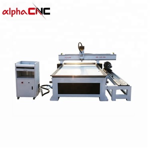 4 <strong>Axis</strong> <strong>With</strong> Big Rotary <strong>Axis</strong> <strong>Cnc</strong> <strong>Router</strong> Machine for Decoration Industry Water Cooling System for Wood, Mdf, Stone, Aluminum - Product Image 2
