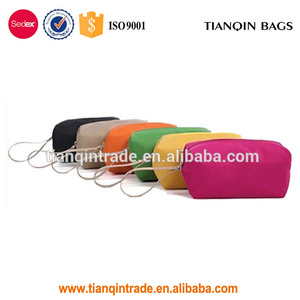 <strong>Plain</strong> Mini PVC Cosmetic Bag Storage Bag Toilet Makeup <strong>Pouch</strong> With Handle for Girls
