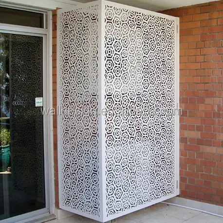 Aria condizionata copertura recinzione di metallo