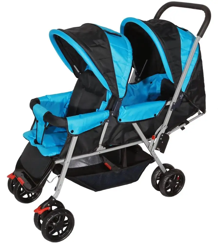 Smart ontwerp uitstekende kwaliteit pouch wandelwagen baby twin voor 2 kids stof