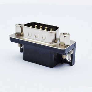 9PIN macho D-SUB conector 90 grados curva Pin macho conector hembra con tornillo de alta calidad DB conector VGA 2 filas - Product Image 5