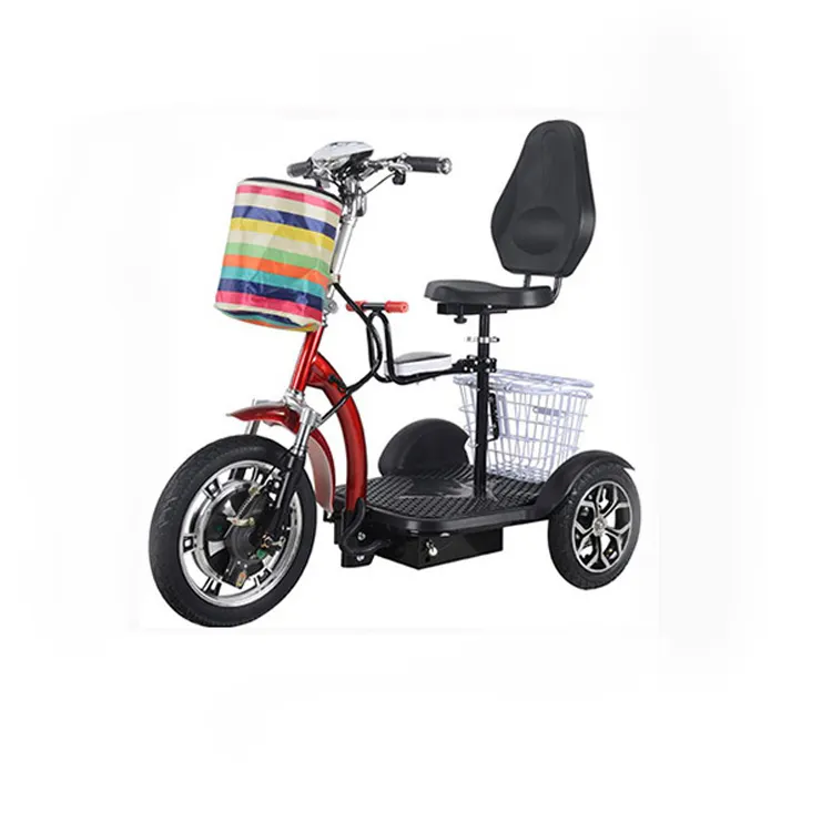 48V 12AH 3 tekerlekli elektrikli Scooter yetişkin için